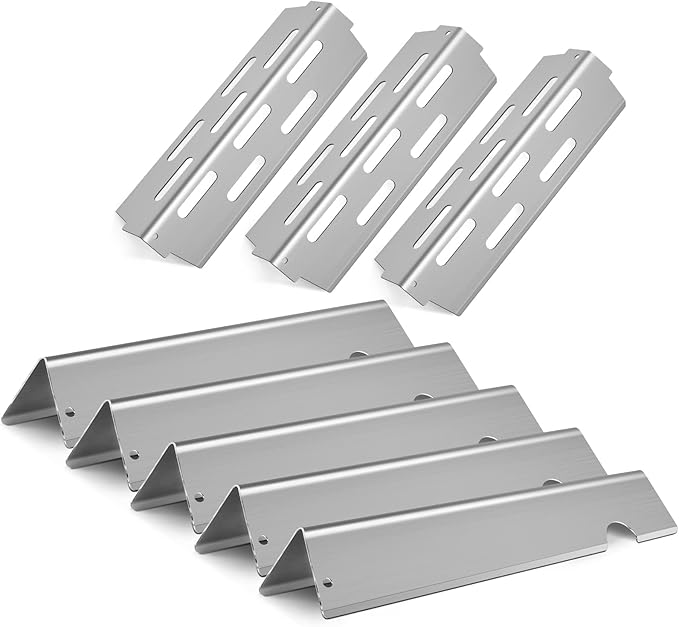 LPTNFRTN Stainless Steel Grill Flavorizer Bar BBQ Gas Grill Replacement Parts for Weber Genesis II 300 Series Genesis II E-310 E-315 E-330 E-335 S-310 S-335 Gas Grill