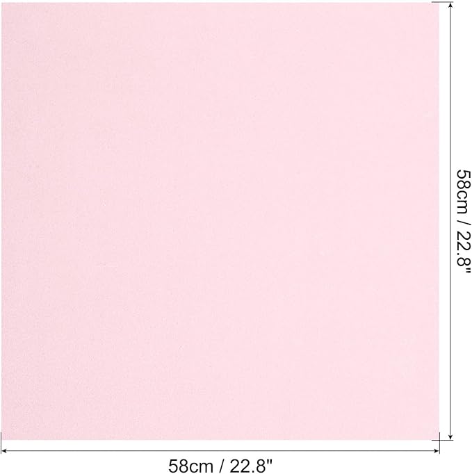 MECCANIXITY Flower Wrapping Fog Paper 22.8x22.8 Inch Waterproof Matte Floral Wrapping Paper for DIY Crafts, Gift/Gift Box Packaging Pink 20 Pcs