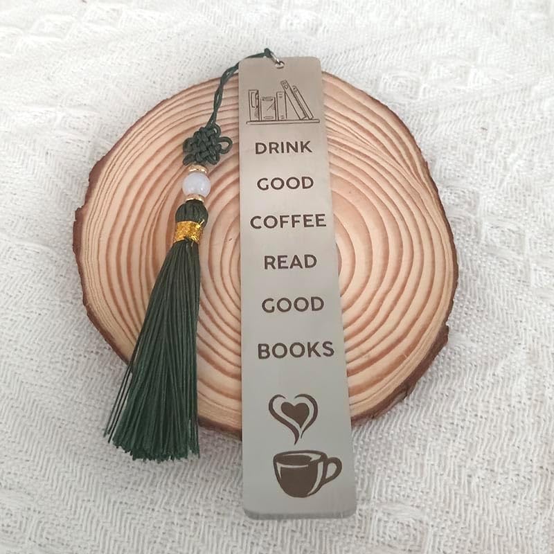 Skiennix Coffee Lover Bookmark - Perfect Gift for Bookworms | Ideal for Reading Enthusiasts