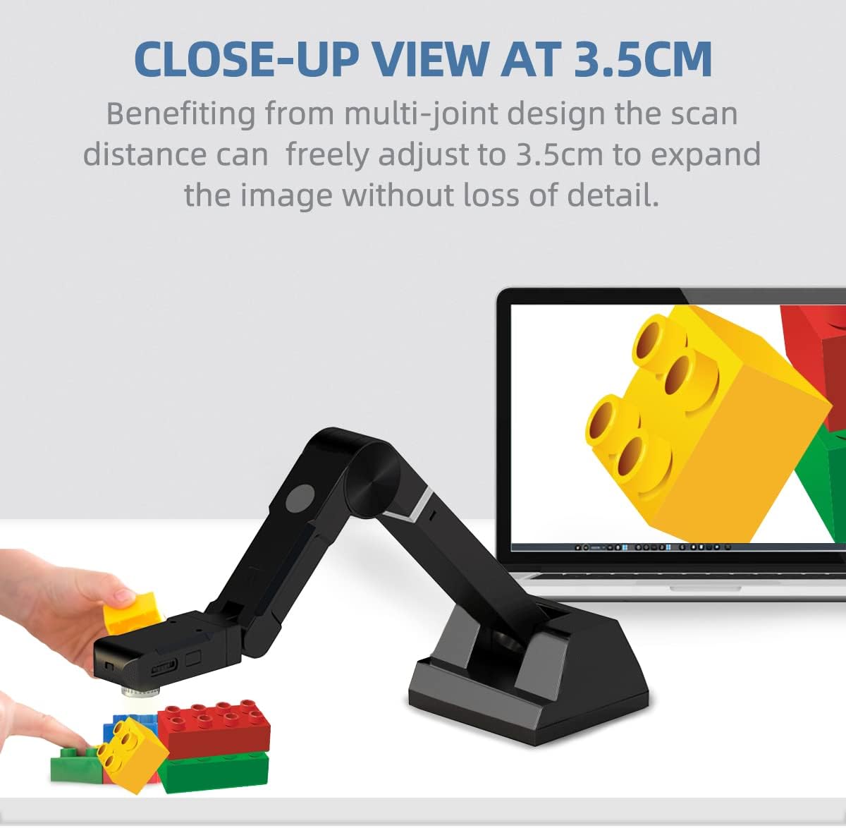 Y213af Document Scanner - 21MP Ultra HD A3 Document Camera | Chromebook Compatible for Live Demos & Distance Learning