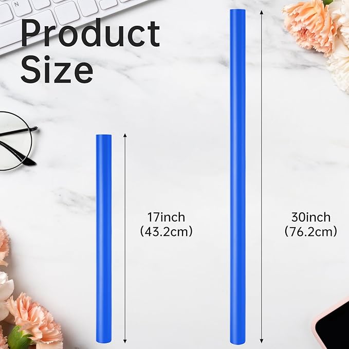 Donyang Blue Wrapping Paper, 17inch x 33ft Matte Metallic Royal Blue Solid Color Wrapping Paper Roll, Gift Wrapping Paper for Father's Day, Birthday, Christmas, Baby Shower, Wedding, Valentine's Day