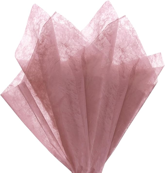 M METERXITY 152-Sheet Korean Cotton Wrapping Flower Paper, 11.8 Inch/ 30cm Waterproof Floral Wrapping Cotton Paper for Bouquets/Gift Packaging [Dark Pink]