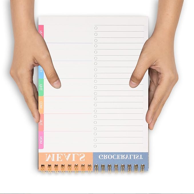 SOPOTUTU Daily Task Recording Notepad Pages Spiral Planner Notepad for Schedule with Clear Layout Do List Portable Lightweight Design for Daily Planning and Management