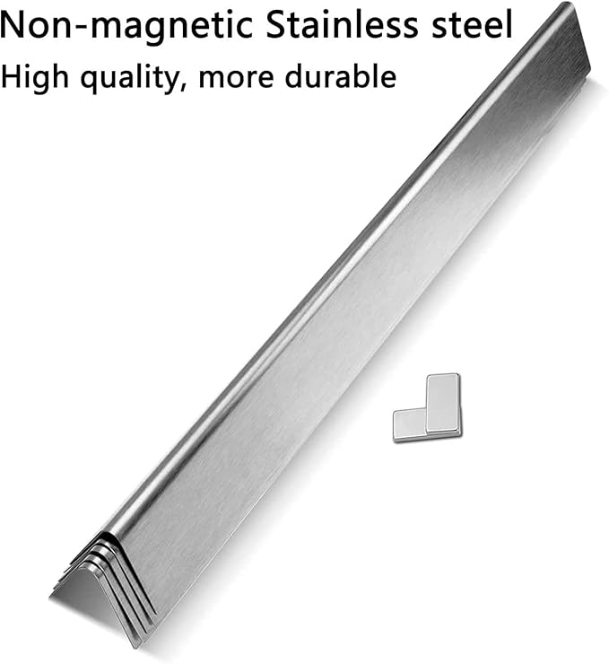 Uniflasy 22.5" 7537 7536 Flavorizer Bars for Weber Spirit 300, E310, E320, Genesis Silver B C, Genesis Silver Gold B C, Platinum B C, Spirit 700 Weber 900, Stainless Steel Heat Plates for Weber 7536