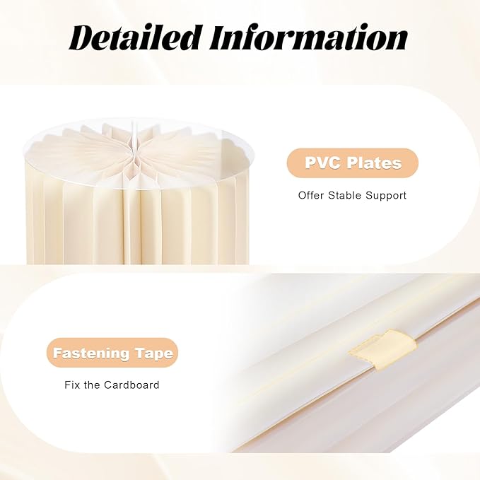 ZHISHUAI- 5 Pack Wedding Centerpieces Cardboard Vases, 20-100cm Cardboard Flowers Stand, for Wedding Aisle Decors, Wedding Receptions, Event Centerpieces