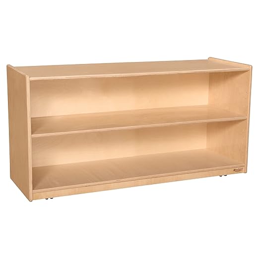 Wood Designs Adjustable Shelf Storage – Wooden Classroom Bookcase with Adjustable Shelves