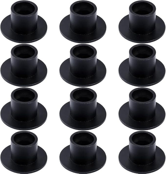 12PCS Black Taper Candle Holders, Matte Iron Candlestick Holders Centerpieces for Home Decoration, Wedding Anniversary, Party, Housewarming Gifts.