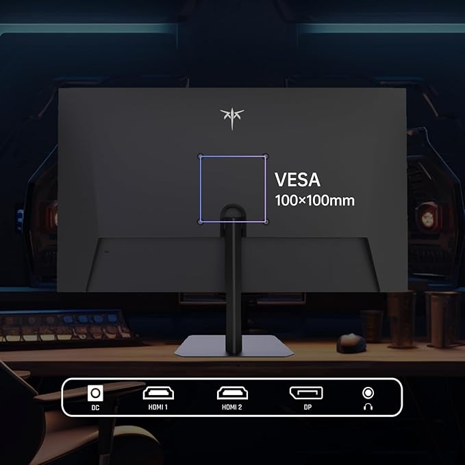 KTC 24.5'' Gaming Monitor 180Hz,Fast IPS 1080P 1 ms, 128% sRGB HDR10,Freesync,HDMI x 2 /DP x 1,VESA,Tilt Adjustable,Xbox PS5 Switch (HDMI Cable Included)