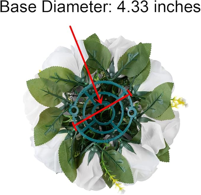 Flower Centerpieces for Wedding Tables: Wedding Table Decorations White Flower Balls Centerpieces for Engagement Cerebration Party Center Pieces 6 Packs
