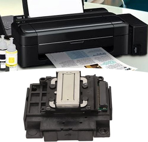 Qiilu Printhead Replacement - Durable ABS Housing for Smooth Inkjet Printing | Compatible with L210, L300, L301, L303, L351, L355, Me401