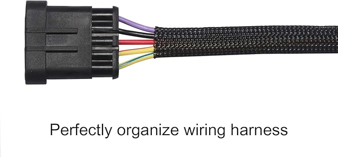 100ft - 3/4 inch PET Expandable Braided Sleeving – Black – Alex Tech Braided Cable Sleeve