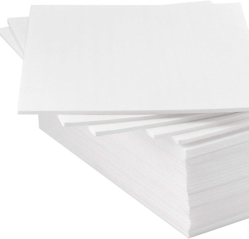 KOHAND Foam Core Backing Boards - 50 Pack of Thick 12"x16"x1/8" White Craft Boards for Signs & Art Projects