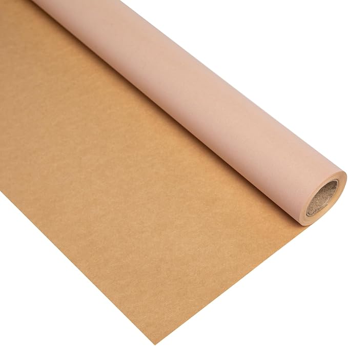 Kraft Paper Roll - 22.8 Inches X 44.6 Feet - Is The Perfect Wrapping Paper For Flowers, Gifts, Art, Crafts And Packages - Light Pink
