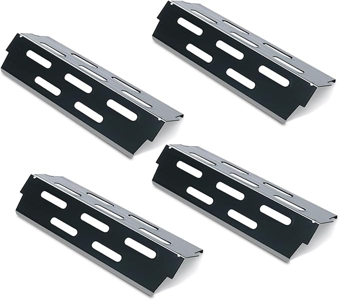 Heat Deflectors for Weber Genesis II E-410, S-410, LX E-440, S-440 (Porcelain Steel, ES/410 * 4)