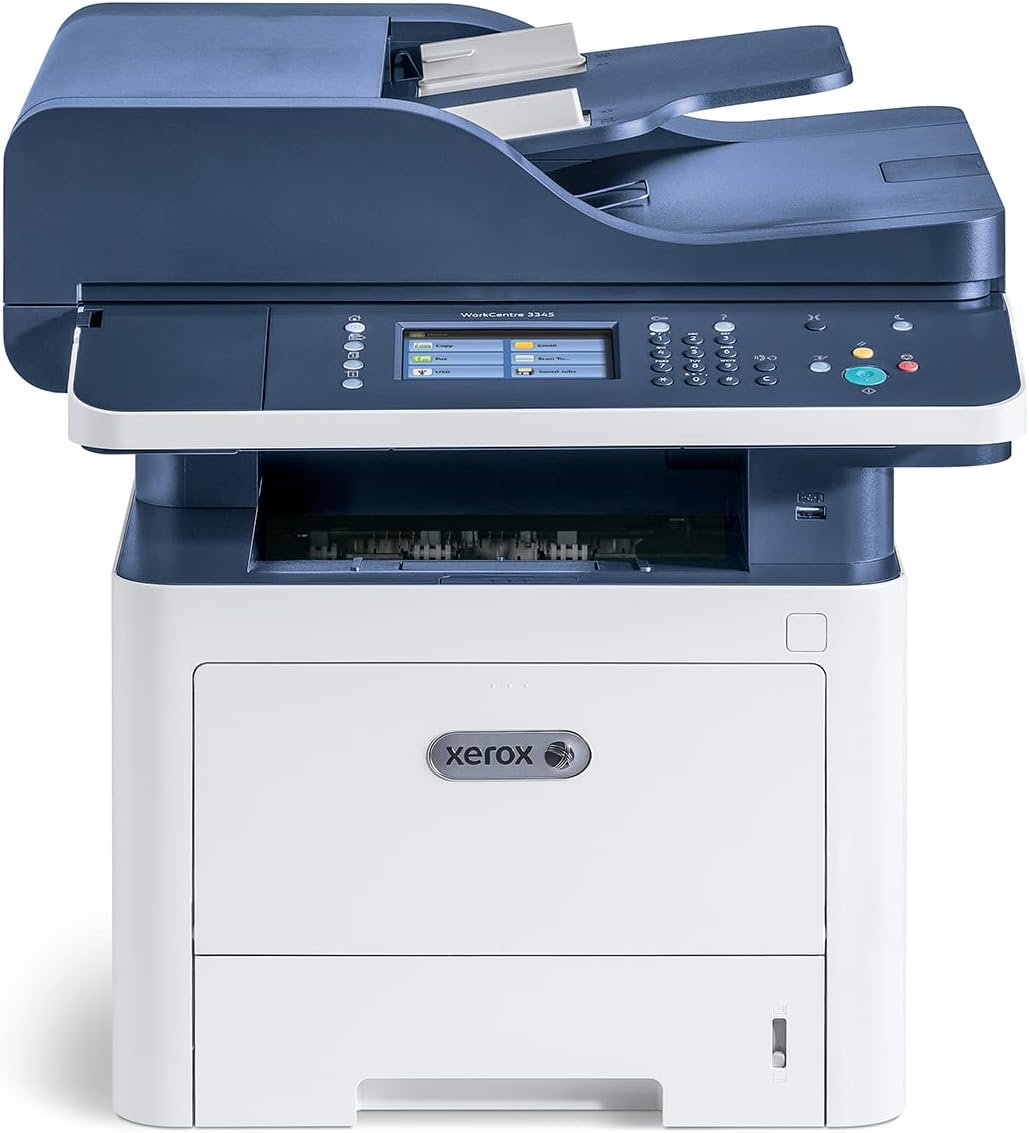 Xerox WorkCentre 3345/DNI - Monochrome Multifunction Printer with Fast Printing Speed & Compact Design
