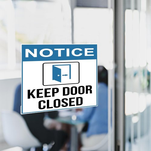 EHWINE Acrylic Sign Holder - 3 Pack 8.5 x 11 Horizontal Wall Display Frames | Clear Plastic for Office & Business