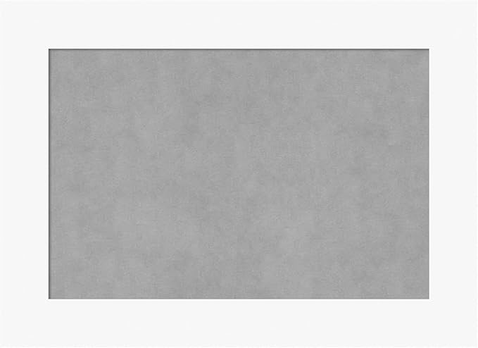 Amanti Art White Framed Magnetic Board 21x29 Medium Vision Board for use with Magnets, 100% Metal Sheet to Display Items as Office Decor or for Home Organization in mudroom, Kitchen or Kids Room