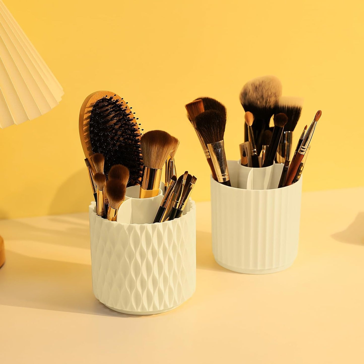 SKYDUE Small Rotating Pen Holder - Stylish Desk Organizer for Office & Home | Perfect for Art Supplies