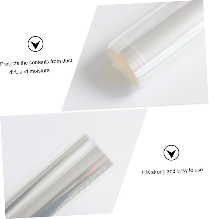 DEARMAMY Transparent Cellophane Wrap Roll Clear Flower Wrapping for Bouquets and Basket Packaging Moisture-resistant Craft Supply for and Party Presentation