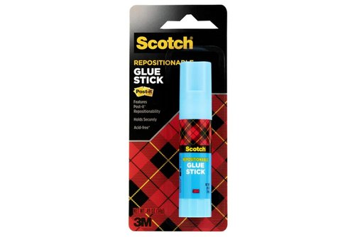 Scotch Restickable Glue Stick - Repositionable Adhesive for Crafts | 36-Pack, 0.49 oz Each, Acid-Free