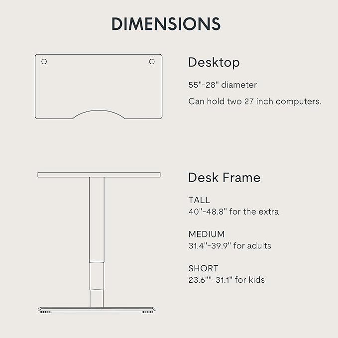 FLEXISPOT E6 MAX Bamboo Dual Motor 3 Stages Standing Desk 55x28 Inch Whole-Piece Board Electric Height Adjustable Stand Up Desk 150KG Load Capacity(Black Frame + Bamboo Curved Desktop)