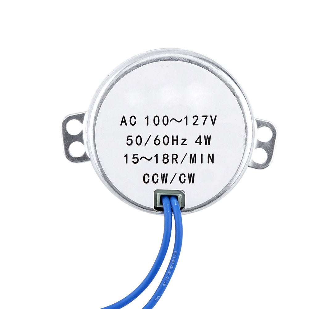 Skiennix Synchronous Motor - Electric Fireplace Replacement Motor 100-127V | 50/60Hz CCW/CW
