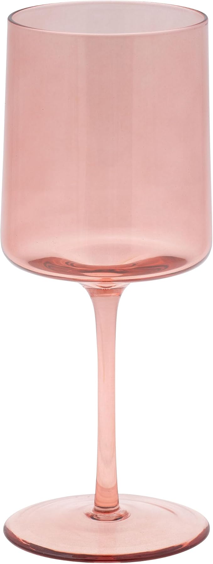 Karma Mid Century Wine Glass Blush Set Of Eight