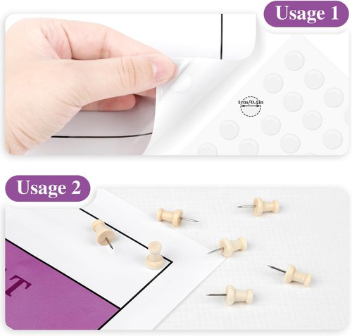 DERAYEE Large Dry Erase Calendar - 33" x 25" Wall Planner with Note Space for Home & Office