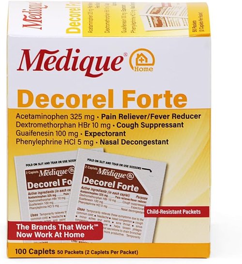 Medique CR Decoral Forte - 100-Count Pack of 2 | Effective Pain Relief Solution
