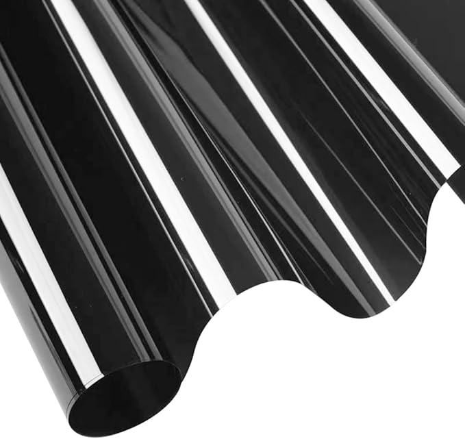 PerkHomy Colored Cellophane Wrap Roll 16" x 100' 3 Mil Thick Cellophane For Gift Basket Treats Goodie Wrapping Craft Flower Bouquet Plastic (Black, 100ft (16in Width))
