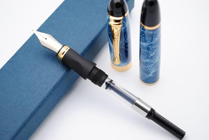 JINHAO X450 Fountain Pen M Nib (Green Marble)