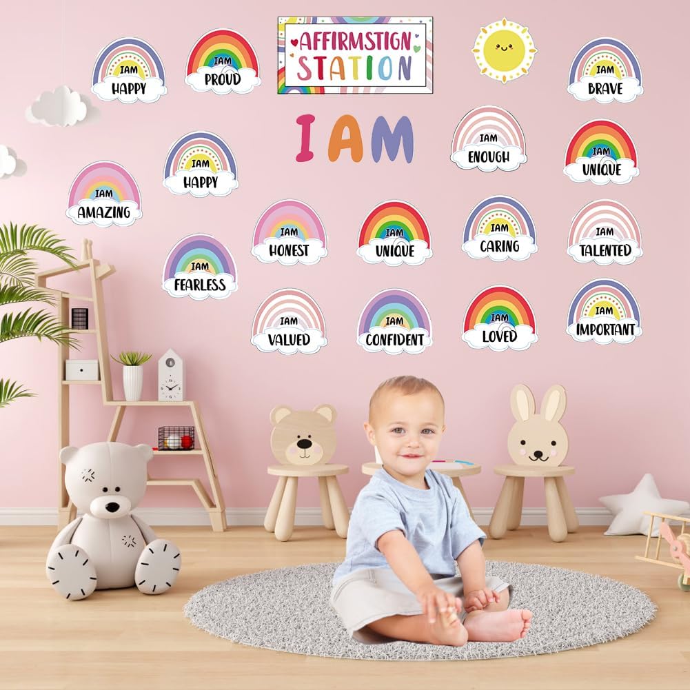 Summer Bright Bulletin Board Set - Motivational Posters for Classroom & Home Decor | Growth Mindset Cutouts