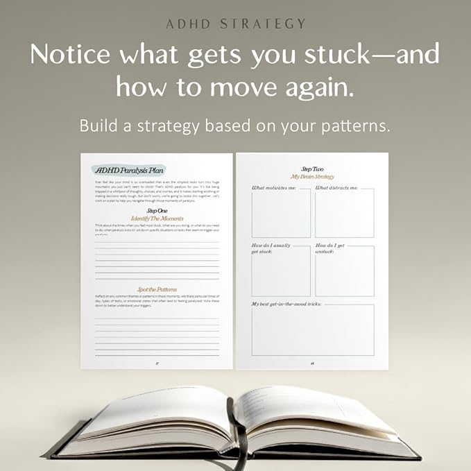 The ADHD Planner for Adults - Undated Daily & Weekly ADHD Journal for Disorganized People, 90 Days - Habit Tracker, Record Emotions & Mood - Academic Goals - Structure & Focus for Adults Brains