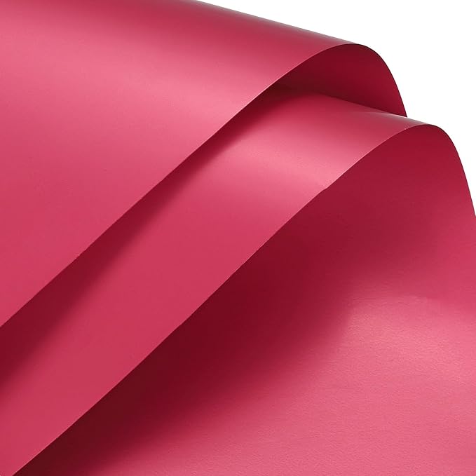 MECCANIXITY Set of 20 Flower Wrapping Paper 22.8x22.8 Inch Waterproof Florists Wrapping Paper for Florist Bouquet Supplies, DIY Crafts, Gift/Gift Box Packaging Bright Red