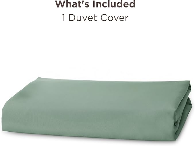 Bedsure Duvet Cover King Size - Only Includes 1 Duvet Cover (104"x90"), Hotel Luxury Soft Double Brushed All Season Bedding for Kids & Adults, Zipper Closure, NO Comforter, Sage Green