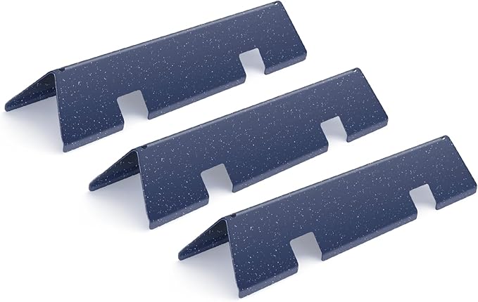 Webonbake 15.3 inch Flavorizer Bars for Weber GS4 Spirit II & I E210 S210 E220 S220 Grill with Front Control Knobs, Porcelain Steel Heat Plate Flavor Bar Replacement for 7635, 3 Pack