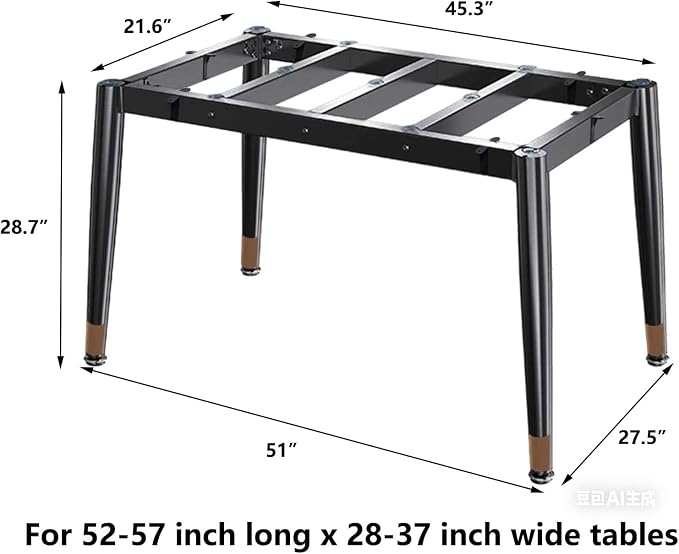 Furniture Leg (Golden feet, 45.3"(L)*21.6"(W)*28.7"(H))