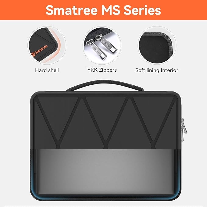 Smatree MS86T Hard EVA Protective Sleeve with Stand Compatible for 16 inch Acer Aspire Vero 16 AV16, for Swift X 16/16 AI/Go 16, for 15.6 inch Acer ConceptD 3 Ezel/ConceptD 3 Ezel Pro Sleeve