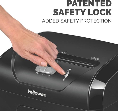 Fellowes 14C10 Cross-Cut Paper Shredder - 14-Sheet Capacity for Home Office Use