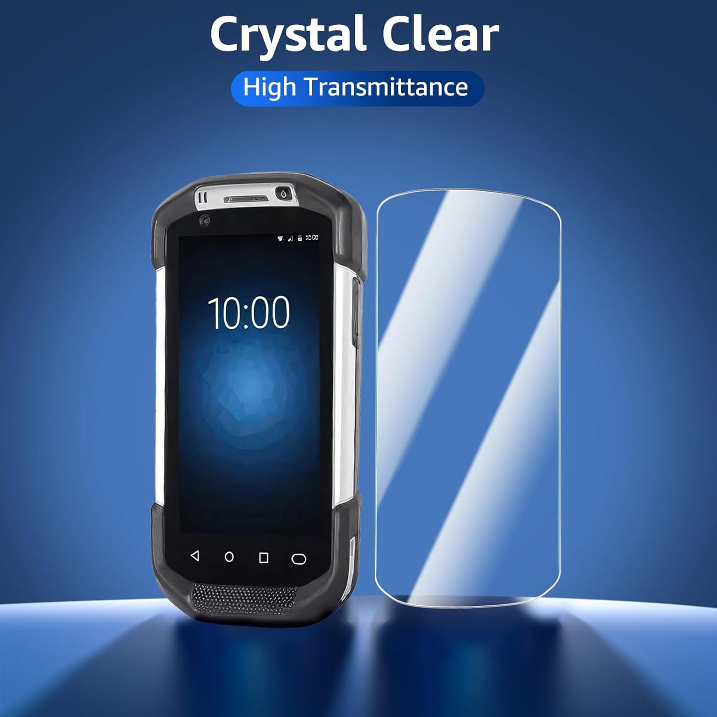 Zebra Tempered Glass Scanner Screen Protector - 9H Scratch-Resistant HD Protection for TC70/TC75 Series