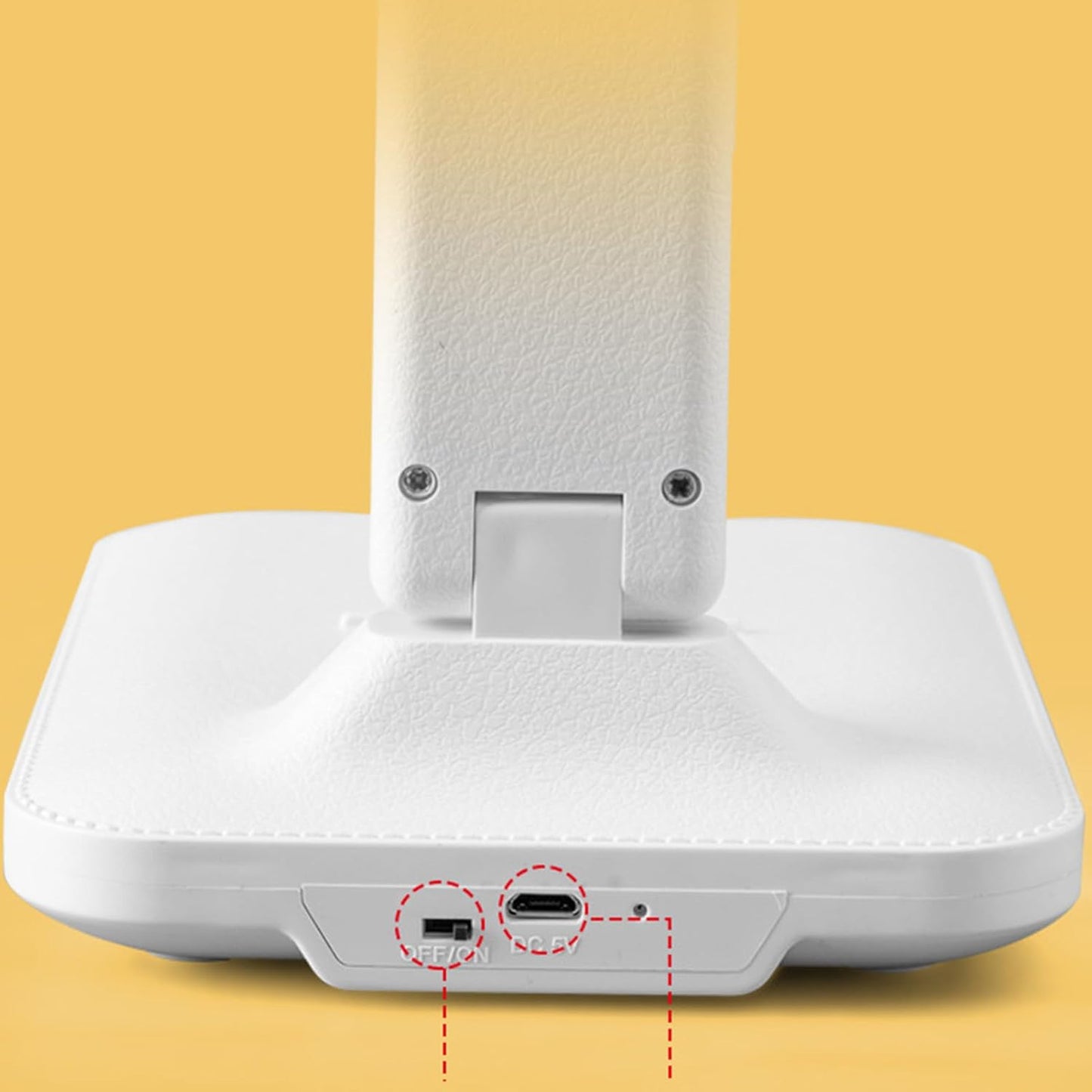 Skiennix LED Desk Lamp - Modern Touch Control Table Light with USB Charging | 3 Colors, Foldable Design