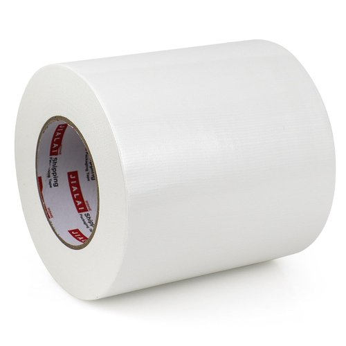 JIALAI HOME Heavy Duty White Duct Tape - Waterproof & UV Resistant | 6 Inch x 55 Yards (164 Ft) for Crafts & Repairs