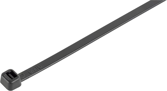 GTSE 8 Inch black Zip Ties, Saddle Mounts and Self Tapping Screws Set, 100 Pack Cable Ties, 50lb Strength, UV Resistant Strong Self-Locking Tie Wraps
