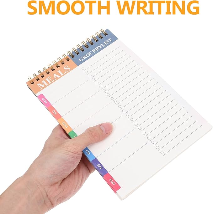 SOPOTUTU Daily Task Recording Notepad Pages Spiral Planner Notepad for Schedule with Clear Layout Do List Portable Lightweight Design for Daily Planning and Management