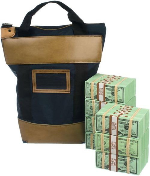 Locking Courier Bag - Navy Blue | 22W x 18H x 7D - Secure and Durable Design