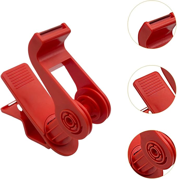 Milageto Desktop Tape Dispenser Desk Tape Holder Desk Accessories Easy Setup & Storage Flexible Rotation Tool Clamp for Gift Wrapping