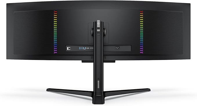 INNOCN 49" OLED Ultrawide Curved Monitor 5K2K 5120 x 1440p 144Hz, 0.03ms, AI PC Computer Monitor, USB Type C 90W, HDMI 2.1, DisplayPort, USB Hub, Speakers, Adaptive-Sync, Adjustable Stand, Black