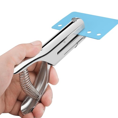 MROCO Heavy-Duty 1/4" Hole Punch - Handheld Puncher for Crafts, Paper & Cardboard