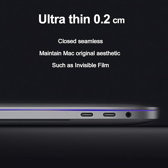 2-in-1 Office Magnetic Privacy Screen Protector with Camera Cover for MacBook Air 13.6/13” (2022-2025, M2/M3/M4), 13.6 inch Business Professional Removable Anti Glare Matte Blue Light Mac Filter Shield