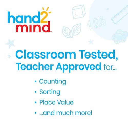 Hand2Mind Take Home Math Manipulatives Kit - Engaging Learning Tools for Kids K-2 | 292 Pieces